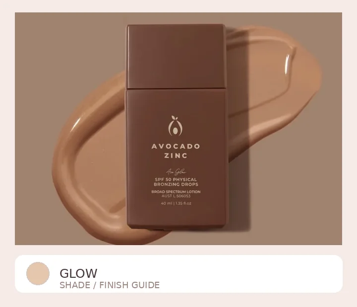 Avocado Zinc drops range photograph